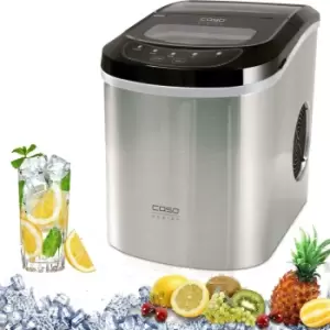 CASO Icemaster Pro Ice Maker Machine|Stainless Stell|2 Sizes-Cubes within 6 Min.