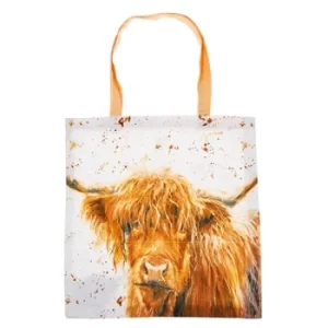 Bree Merryn Highland Cow Organic Tote Bag