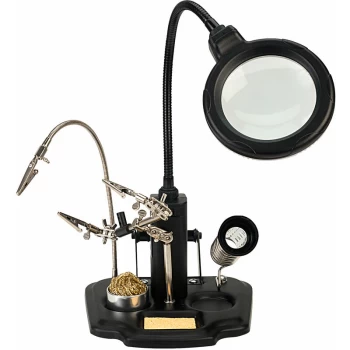 AV-HHLMP LED Magnifying Lamp With Helping Hands - Anvil