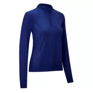 Callaway Jacquard Half Zip Jacket Womens - Blue