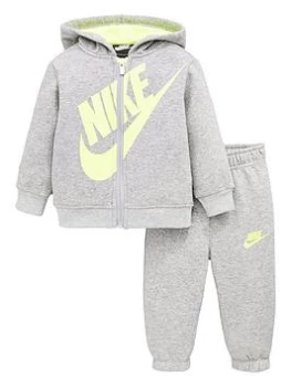 Boys, Nike Infant Boy Sueded Fleece Futura Jogger Set - Grey, Size 18 Months