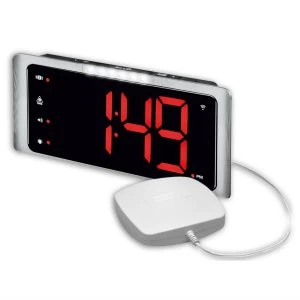 Amplicomms TCL 410 Extra Loud Jumbo Alarm Clock with Vibration Pad