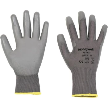 Honeywell - 2100250 First Palm-side Coated Grey Gloves - Size 10