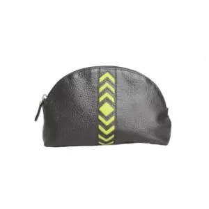 Eastern Counties Leather Womens/Ladies Becky Chevron Detail Make Up Bag (One size) (Parrot)