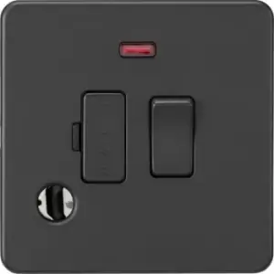 MLA Knightsbridge 13A Switched Fused Spur With Neon And Flex Outlet Anthracite - SF6300FAT