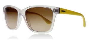 Vogue VO2896S Sunglasses Transparent Yellow W74513 54mm