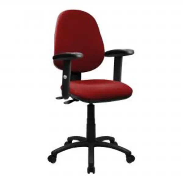 Java Medium Back Synchronous Operator Chair - Triple Lever with Fixed NTDSBCFP606RDA