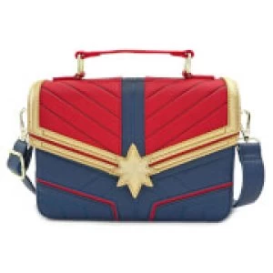 Loungefly Captain Marvel Faux Leather Cross Body