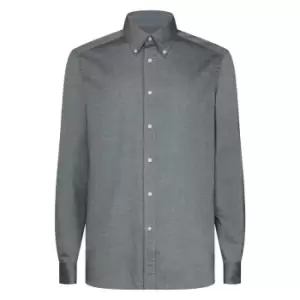 Calvin Klein Button Down Washed Out Shirt - Grey