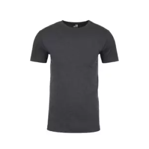 Next Level Adults Unisex Suede Feel Crew Neck T-Shirt (S) (Heather Metal)