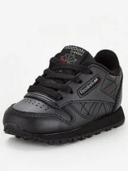Reebok Classic Leather Toddler Trainers - Black