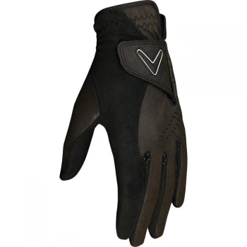 Callaway Opti Grip L/H Golf Glove - Black