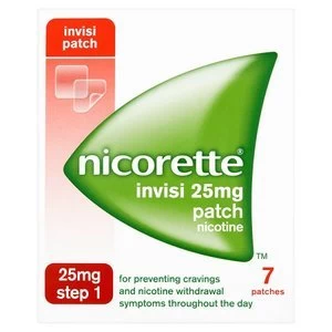 Nicorette 25mg Invisi Patch Step 1 7x Patches