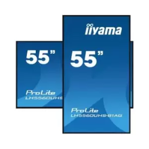 iiyama PROLITE Digital A-board 139.7cm (55") LED WiFi 500 cd/m 4K Ultra HD Black Built-in processor Android 11 24/7