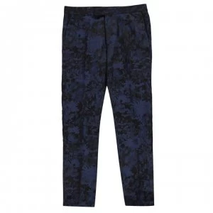 Label Lab Lingard Floral Suit Trouser - Blue