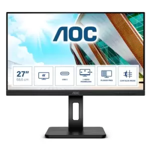 AOC U27P2CA computer monitor 68.6cm (27") 3840 x 2160 pixels 4K...