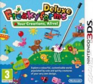Freakyforms Deluxe Your Creations Alive Nintendo 3DS Game
