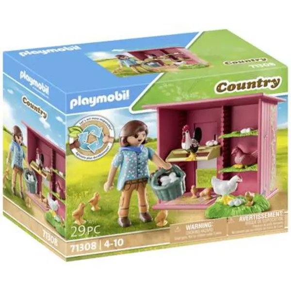 Playmobil Country Chicken with chicks 71308