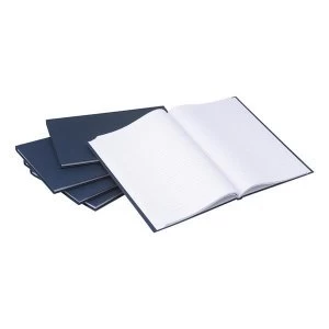 5 Star Value A4 Casebound Notebook 70gm2 Ruled 192 Pages Blue Pack of 5