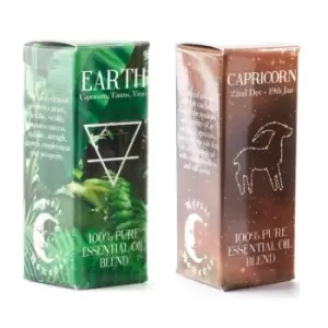 Earth Element & Capricorn Zodiac Sign Astrology Essential Oil Blend Twin Pack (2x10ml)
