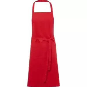 Bullet Organic Cotton Apron (One Size) (Red)