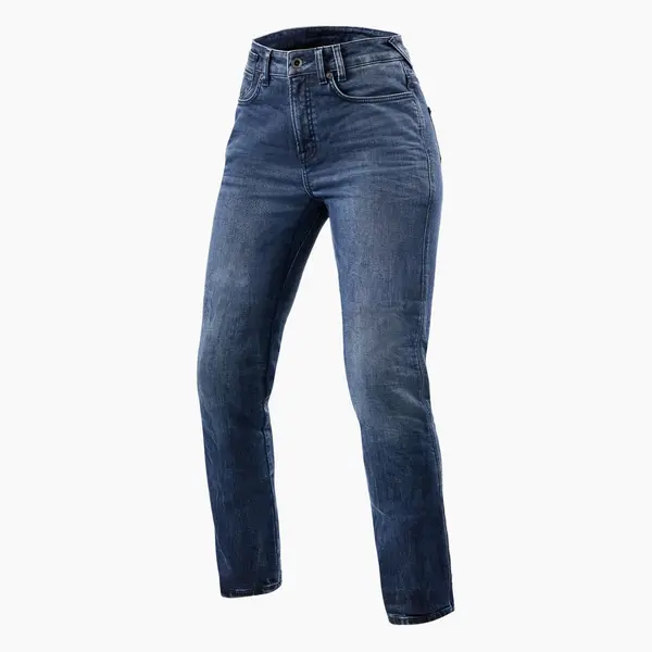 REV'IT! Jeans Victoria 2 Ladies SF Medium Blue Size L32/W26
