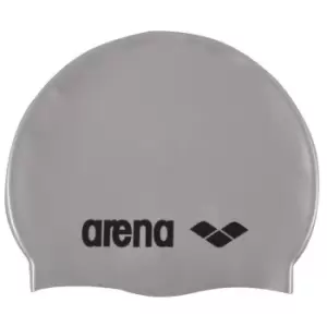 Arena Unisex Swim Cap Classic Silicone - Silver