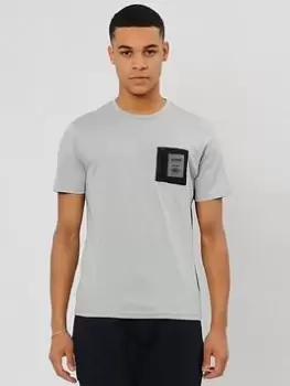 Religion Slider T-Shirt, Grey, Size XL, Men
