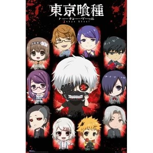Tokyo Ghoul Chibi Characters Maxi Poster