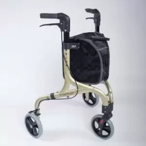 NRS Healthcare Freestyle 3 Wheel Rollator - Champagne
