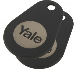 YALE Connected Key Tag - Twin Pack Black