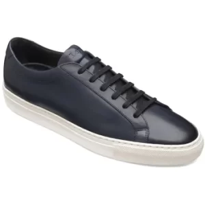 Loake Mens Sprint Trainers Navy Calf Leather 10