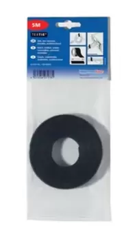 HellermannTyton Black Hook & Loop Tape, 1m x 13 mm