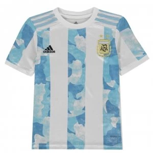 adidas Argentina Home Shirt 2020 Junior - White/Blue