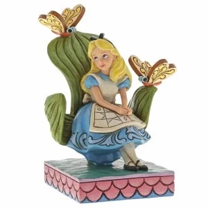 Curiouser and Curiouser Alice in Wonderland Disney Traditions Figurine