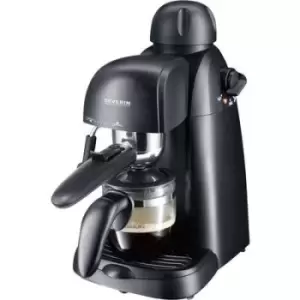 Severin KA 5978 Espresso machine with sump filter holder Black 800 W incl. frother nozzle