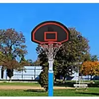 Homcom Basketball Hoop Steel For Kids, Adults Black