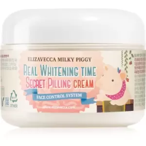Elizavecca Milky Piggy Real Whitening Time Secret Pilling Cream Moisturizing Softening Cream with Exfoliating Effect 100ml