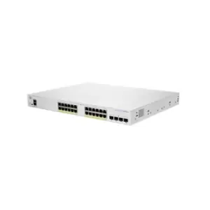 Cisco CBS350-24P-4G-EU network switch Managed L2/L3 Gigabit Ethernet (10/100/1000) Silver