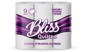 Bliss Quilted Toilet Rolls: 45