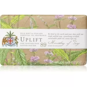 The Somerset Toiletry Co. Natural Spa Wellbeing Soaps Bar Soap for Body Wild Mint & Avocado 200 g