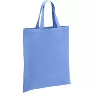Brand Lab Cotton Short Handle Shopper Bag (One Size) (Denim)