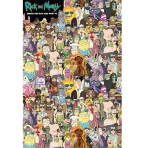 Rick and Morty Where's Rick Poster