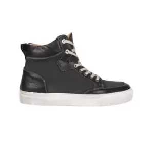 Helstons Kobe Canvas Armalith Leather Grey Black Shoes 44