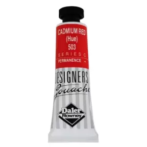 Daler-Rowney 136005503 Designers' Gouache Paint 15ml Cadmium Red Hue