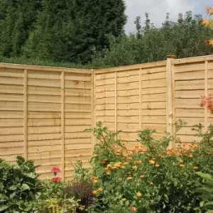 Rowlinson Lap Panel Pressure Treated Fence - 6x6