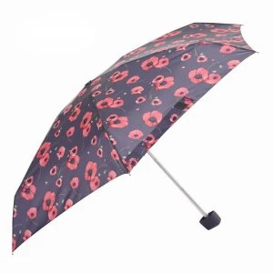 Fulton Tiny Poppy Umbrella - NVY RedPoppy