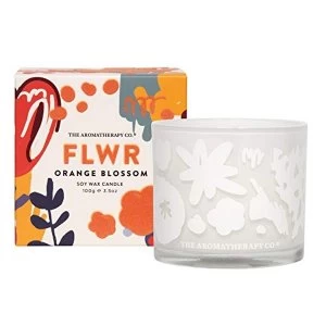 The Aromatherapy Co 100g FLWR Candle - Orange Blossom