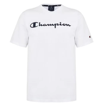 Champion Neck T-Shirt - White