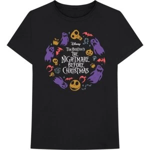 Disney - The Nightmare Before Christmas Character Flight Unisex Small T-Shirt - Black